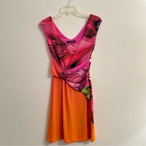 Roberto Cavalli | Sleeve Less Floral Dress
